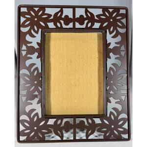 Decorative Flower Design Metal Picture & Photo Frame